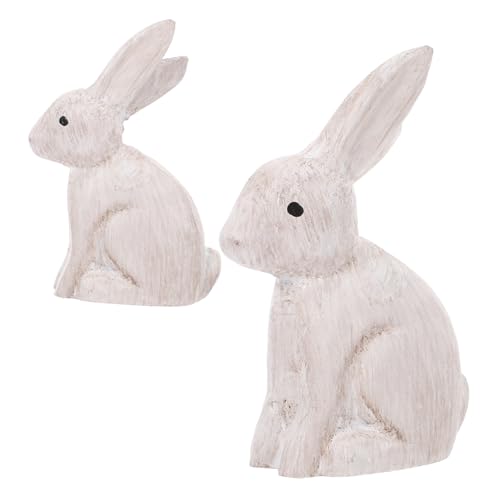 Angoily 2 Stück Teiliges DIY Holz Hasenmodell zum Bemalen Robuste Holzfigur mit Detaillierter Gravur Unbemalte Tierdekoration für Kreative Bastelprojekte als Desktop Accessoire Angoily 2 Stück Teiliges DIY Holz Hasenmodell zum Bemalen Robuste Holzfigur mit Detaillierter Gravur Unbemalte Tierdekoration für Kreative Bastelprojekte als Desktop Accessoire von Angoily