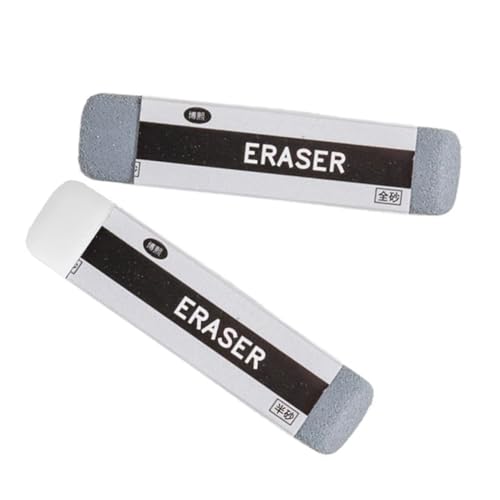 Angoily 2 Stück Teiliges Frosted Radiergummi für Schüler mit Präziser Spitze Mattes Finish für Bessere Griffigkeit Vielseitig für Kugelschreiber und Füllfederhalter für Prüfungen und von Angoily