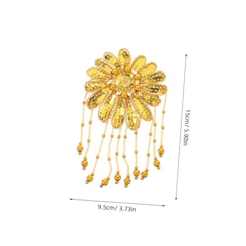 Angoily 2 Stück Teiliges Goldene Pailletten Blumen Quasten Schulterpolster mit Fransen Handgefertigte Dekorative Epauletten für Damenkostüme Bequeme Passform für Bühne Party Performance Angoily 2 Stück Teiliges Goldene Pailletten Blumen Quasten Schulterpolster mit Fransen Handgefertigte Dekorative Epauletten für Damenkostüme Bequeme Passform für Bühne Party Performance von Angoily
