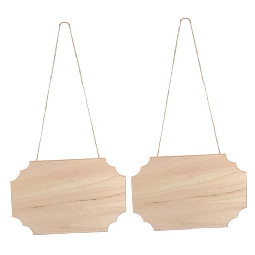 Angoily 2 Stück Teiliges Holzschild zum Beschriften und Bemalen Natürliche Holzplatten mit Aufhängung DIY Unbeschichtete Holzdeko für Wand und Türdekoration Vielseitig für Bastelprojekte Angoily 2 Stück Teiliges Holzschild zum Beschriften und Bemalen Natürliche Holzplatten mit Aufhängung DIY Unbeschichtete Holzdeko für Wand und Türdekoration Vielseitig für Bastelprojekte von Angoily