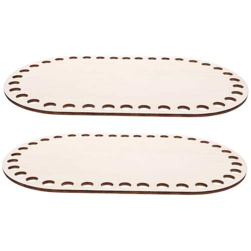 Angoily 2 Stück Teiliges Natürlicher Holzboden für Häkelkörbe Großer Korbboden mit Lochmuster Glatte Oberfläche für Diy Stricktaschen Umhängetaschen und Handtaschen Zubehör Angoily 2 Stück Teiliges Natürlicher Holzboden für Häkelkörbe Großer Korbboden mit Lochmuster Glatte Oberfläche für Diy Stricktaschen Umhängetaschen und Handtaschen Zubehör von Angoily