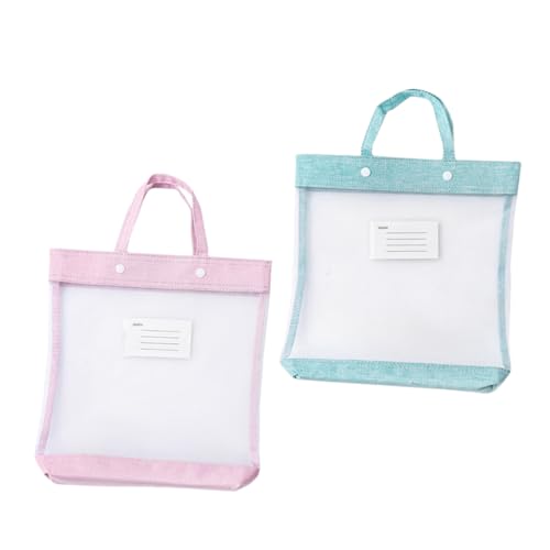 Angoily 2 Stück Teiliges Nylon Dokumentenmappe mit Druckknopf Handlicher Transparenter Datei Organizer Hellrosa für Mobiles Aufbewahren von Papieren Angoily 2 Stück Teiliges Nylon Dokumentenmappe mit Druckknopf Handlicher Transparenter Datei Organizer Hellrosa für Mobiles Aufbewahren von Papieren von Angoily