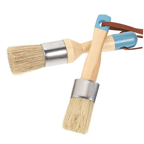 Angoily 2 Stück Teiliges Rundkopf Pinselset mit Langlebigen Borsten Reinem Schweinehaar Vielseitiger und Stencil Pinsel für Täglichen Gebrauch bei Möbeln Wandgestaltung und DIY Projekten Angoily 2 Stück Teiliges Rundkopf Pinselset mit Langlebigen Borsten Reinem Schweinehaar Vielseitiger und Stencil Pinsel für Täglichen Gebrauch bei Möbeln Wandgestaltung und DIY Projekten von Angoily