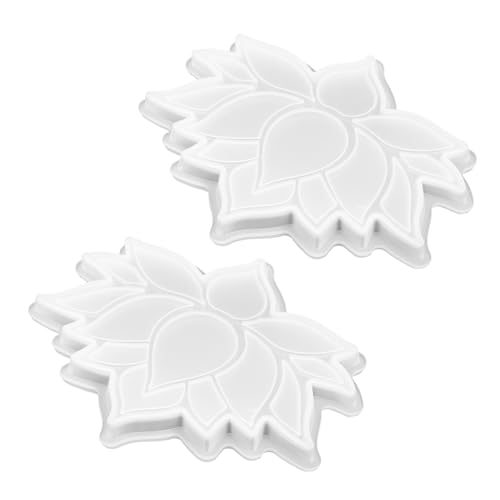 Angoily 2 Stück Teiliges Silikon Lotusform Langlebige Bruchfeste Epoxidharz Gießform für Dekorative Untersetzer und DIY Wohnaccessoires Vielseitig Einsetzbar für Kreative Handarbeiten Angoily 2 Stück Teiliges Silikon Lotusform Langlebige Bruchfeste Epoxidharz Gießform für Dekorative Untersetzer und DIY Wohnaccessoires Vielseitig Einsetzbar für Kreative Handarbeiten von Angoily