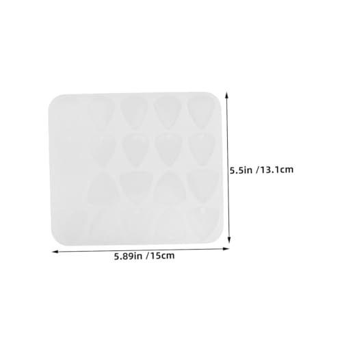 Angoily 2 Stück Teiliges Silikon-gitarren-plektrum-formset Ergonomische Resin-gießform für DIY Bass Daumen-plektren Vielseitig für Schlüsselanhänger Anhänger und Schmuckherstellung Angoily 2 Stück Teiliges Silikon-gitarren-plektrum-formset Ergonomische Resin-gießform für DIY Bass Daumen-plektren Vielseitig für Schlüsselanhänger Anhänger und Schmuckherstellung von Angoily