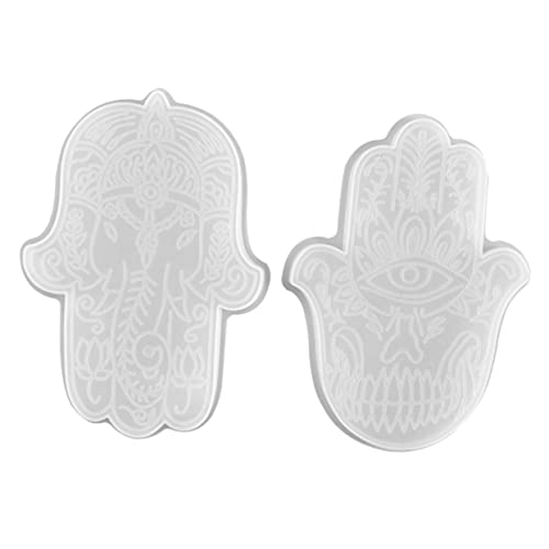 Angoily 2 Stück Teiliges Silikonform DIY Bastelgussformen Flexibles Langlebiges Epoxidharz Gießform für Kreative Handwerksdekorationen von Angoily