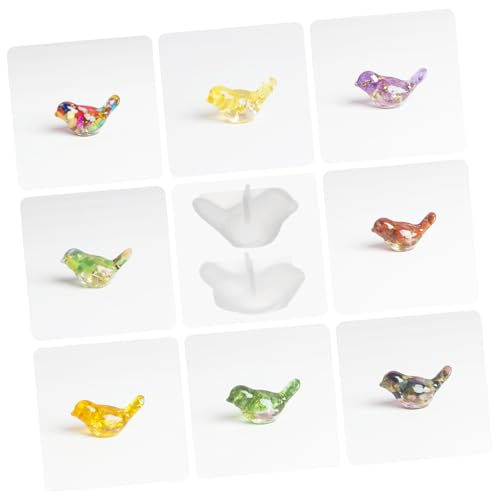 Angoily 2 Stück Teiliges Silikonform Vögel Kreative Epoxidharz Gießform für DIY Schmuck Anhänger Tischdekoration Geschenkidee für Bastler Sicher und Praktisch Angoily 2 Stück Teiliges Silikonform Vögel Kreative Epoxidharz Gießform für DIY Schmuck Anhänger Tischdekoration Geschenkidee für Bastler Sicher und Praktisch von Angoily