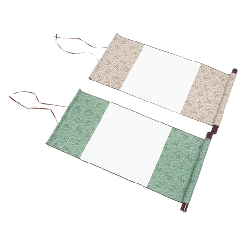 Angoily 2 Stück Teiliges Traditionelle Chinesische Kalligraphie Leerrolle Hochwertiges Reispapier mit Klarer Textur Gute Wasseraufnahme zum Malen Schreiben und Aufhängen Robust und Angoily 2 Stück Teiliges Traditionelle Chinesische Kalligraphie Leerrolle Hochwertiges Reispapier mit Klarer Textur Gute Wasseraufnahme zum Malen Schreiben und Aufhängen Robust und von Angoily