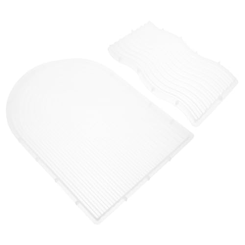 Angoily 2 Stück Teiliges Untersetzer Gussform Diy Epoxy Gießform für Cup Mats für Bastelprojekte und Familienfeiern Großem Design von Angoily