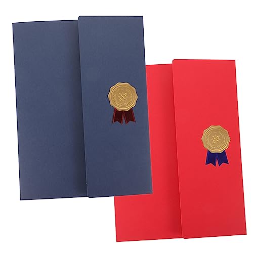 Angoily 2 Stück Titelbild der Ehrenurkunde Zertifikat Fall falten Zertifikat deckt ordner dokumentenmappe briefumschläge Schutzhülle für Papierzertifikate Dokumentenhüllen aus Papier Angoily 2 Stück Titelbild der Ehrenurkunde Zertifikat Fall falten Zertifikat deckt ordner dokumentenmappe briefumschläge Schutzhülle für Papierzertifikate Dokumentenhüllen aus Papier von Angoily