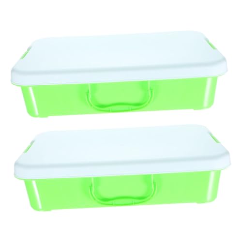 Angoily 2 Stück Tragbare Sandkiste Sandkasten Kleinkinder Abdeckung Bausatz Sandboxen für Spielzeugtruhe Spielzeugspeicher Aufbewahrung von Kinderspielzeug Montessori-Sandtablett Abs Grün Angoily 2 Stück Tragbare Sandkiste Sandkasten Kleinkinder Abdeckung Bausatz Sandboxen für Spielzeugtruhe Spielzeugspeicher Aufbewahrung von Kinderspielzeug Montessori-Sandtablett Abs Grün von Angoily