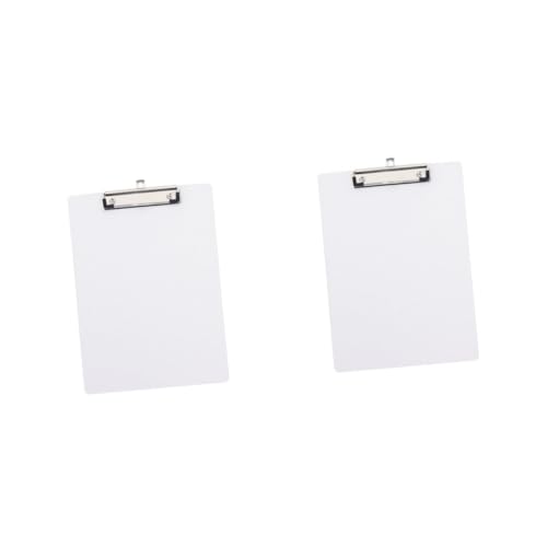 Angoily 2 Stück Transparent PVC Klemmbrett Leichtes Schreibbrett für Schule Büro und Zuhause Organisieren von Dokumenten und Notizen Robustes Design für Angenehmes Angoily 2 Stück Transparent PVC Klemmbrett Leichtes Schreibbrett für Schule Büro und Zuhause Organisieren von Dokumenten und Notizen Robustes Design für Angenehmes von Angoily