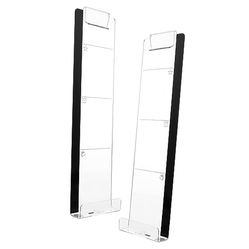 Angoily 2 Stück Transparente Handyhalterung mit Memo Boards Praktische Nachrichtentafeln für Büro und Zuhause Selbstklebend und Einfach zu Bedienen von Angoily