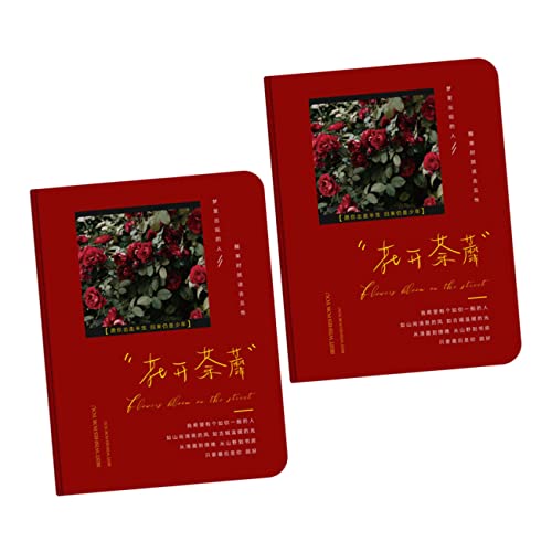 Angoily 2 Stück Vintage Mini Notizblöcke Tragbare Pocket Notepads für Studenten Retro Wörterbuch Notizhefte für Notizen und To Do Listen von Angoily