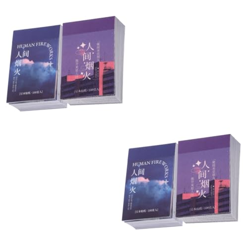 Angoily 2 Stück Vintage Scrapbooking Dekorpapier Bücher Dunkelviolett Sternenhimmel Selbstklebende Diy Materialien für Karten Alben Journale für Bastelprojekte von Angoily