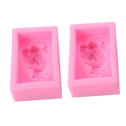 Angoily 2 Stück Weihnachtsmann Fondantform aus Langlebigem Hitze und Kältebeständigem Silikon für DIY Backen und Seifenherstellung Einzigartige Muster für Kreative Weihnachtsgeschenke Angoily 2 Stück Weihnachtsmann Fondantform aus Langlebigem Hitze und Kältebeständigem Silikon für DIY Backen und Seifenherstellung Einzigartige Muster für Kreative Weihnachtsgeschenke von Angoily