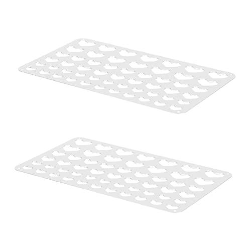 Angoily 2 Stück Zubehör Für Grußkartenformen Geburtstag Loch Schneiden Prägung Herz Rave Scrapbooking-stanzformen Stanzformen Für Papierhandwerk Silver Kohlenstoffstahl von Angoily