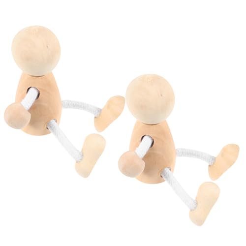 Angoily 2 Stück hölzerner Mann Puppe Roboter Figuren für Lernspielzeug für Kinderspielzeug holzfiguren DIY Holzspielzeug holzdekor selber machen DIY- für Angoily 2 Stück hölzerner Mann Puppe Roboter Figuren für Lernspielzeug für Kinderspielzeug holzfiguren DIY Holzspielzeug holzdekor selber machen DIY- für von Angoily