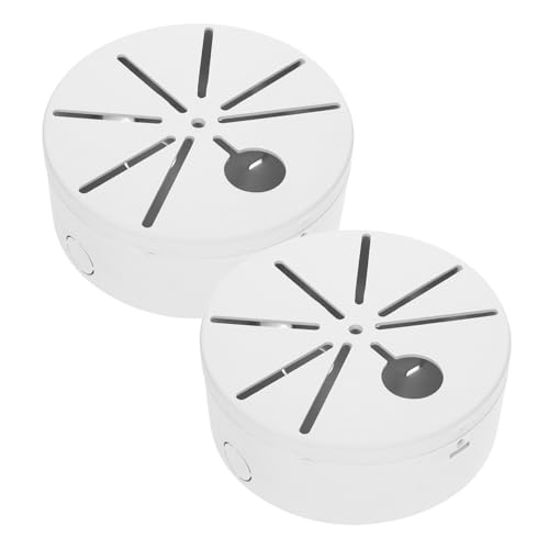 Angoily 2 Stück wasserdichte Außen Anschlussdose aus Robuste Kabelbox mit Großem Stauraum und Schlagfest Einfache Installation für Überwachungskamera und Gartengeräte von Angoily