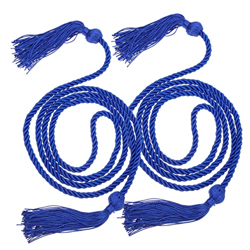 Angoily 2 Stücke Arzt Hut Quaste Graduierung Ehre Schnur Quasten Dekoration Polyester Blau von Angoily