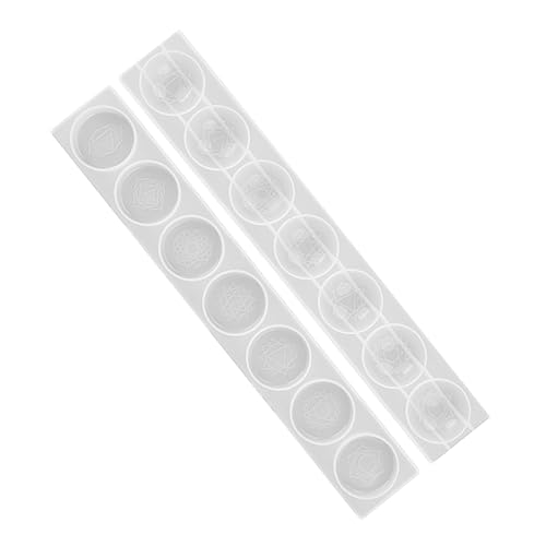 Angoily 2 Stücke Silikonform für Chakras Wiederverwendbare Epoxidharz Gießform zur Dekoration und Diy Handwerk für Kreative Projekte und Heimdekoration Angoily 2 Stücke Silikonform für Chakras Wiederverwendbare Epoxidharz Gießform zur Dekoration und Diy Handwerk für Kreative Projekte und Heimdekoration von Angoily