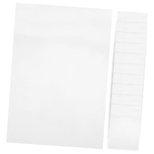 Angoily 20 Blatt Blatt Aufkleber aus Papier Aufkleberpapier Fotopapier Cellophan Holographischer Fensterfilm Etikettenpapier für Drucker Kopierpapier PVC selbstklebend Weiß Angoily 20 Blatt Blatt Aufkleber aus Papier Aufkleberpapier Fotopapier Cellophan Holographischer Fensterfilm Etikettenpapier für Drucker Kopierpapier PVC selbstklebend Weiß von Angoily