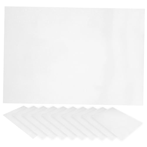 Angoily 20 Blatt Blatt Aufkleberdruckerpapier Cellophan Film holografisches Aufkleberpapier Etikettendruckerpapier Aufkleber bedruckbares Papier PVC selbstklebend Weiß Angoily 20 Blatt Blatt Aufkleberdruckerpapier Cellophan Film holografisches Aufkleberpapier Etikettendruckerpapier Aufkleber bedruckbares Papier PVC selbstklebend Weiß von Angoily
