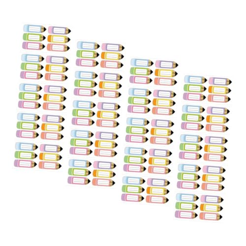 Angoily 20 Blatt Bunte Stift-form Namensaufkleber Selbstklebende Beschreibbare Etiketten für Klassenzimmer-schreibtische Vielseitig für Schule Schrank und Zuhause Kreative Angoily 20 Blatt Bunte Stift-form Namensaufkleber Selbstklebende Beschreibbare Etiketten für Klassenzimmer-schreibtische Vielseitig für Schule Schrank und Zuhause Kreative von Angoily