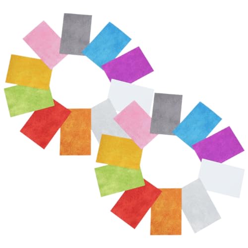 Angoily 20 Blatt Handgeschöpftes Farbiges Papier Bastelmaterial Für Den Kindergarten Klebungspapier Glitzerpapier Für Geschenkverpackungen Glitzerndes Glitzerpapier Bastelpapiere Klebeband von Angoily
