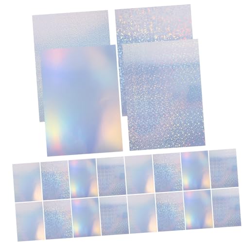 Angoily 20 Blatt Holografisches Druckpapier Klebeetiketten Etikettendrucker Drucken Sie Etikettenaufkleber Aufkleberpapier Aufkleberetiketten für Drucker Druckerpapier das Haustier Angoily 20 Blatt Holografisches Druckpapier Klebeetiketten Etikettendrucker Drucken Sie Etikettenaufkleber Aufkleberpapier Aufkleberetiketten für Drucker Druckerpapier das Haustier von Angoily
