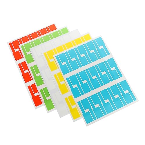 Angoily 20 Blatt Kabelbeschriftungs Etiketten Selbstklebend Farbige Netzwerkkabel Markierungsaufkleber Widerstandsfähiges Synthetisches Papier Kompatibel mit Nadeldruckern für Büro Angoily 20 Blatt Kabelbeschriftungs Etiketten Selbstklebend Farbige Netzwerkkabel Markierungsaufkleber Widerstandsfähiges Synthetisches Papier Kompatibel mit Nadeldruckern für Büro von Angoily