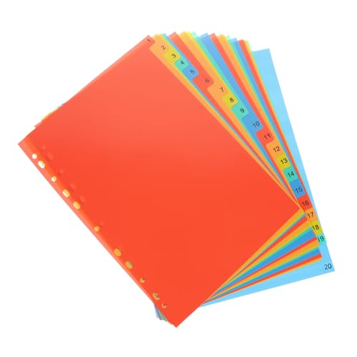 Angoily 20 Blatt Nachfüllungen Schulbedarf Schulmappe Dissertationsordner Büro Bindemitteltrenner Ordnertrenner Binderteiler Bindemittel Zubehör Kartenteiler Loch Index-tabs Schule Papier Angoily 20 Blatt Nachfüllungen Schulbedarf Schulmappe Dissertationsordner Büro Bindemitteltrenner Ordnertrenner Binderteiler Bindemittel Zubehör Kartenteiler Loch Index-tabs Schule Papier von Angoily