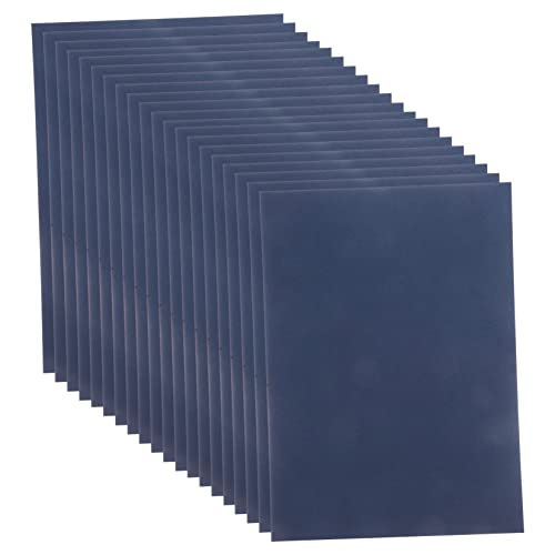Angoily 20 Blatt Papierstau Druckerpapier Malpapier faltbares Papierornament Origami-Papier falten papierschere papphefter esspapier bedrucken zartes Bastelpapier Faltpapier basteln Navy von Angoily