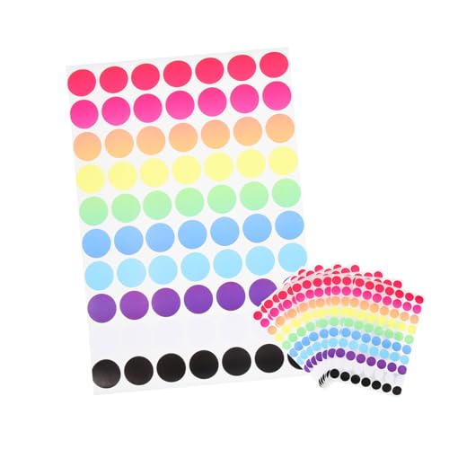 Angoily 20 Blatt Punktetikett Bunt Farbig Vinyl Flecken Ästhetisch Kreis Klebrig Schüttgut Sortiert Blau Mit Geburtstag Etiketten Farben Für Runden Aufkleber Angoily 20 Blatt Punktetikett Bunt Farbig Vinyl Flecken Ästhetisch Kreis Klebrig Schüttgut Sortiert Blau Mit Geburtstag Etiketten Farben Für Runden Aufkleber von Angoily