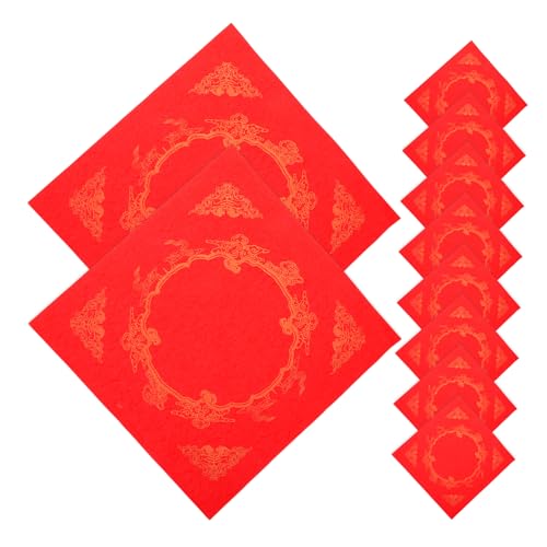 Angoily 20 Blatt Rote Papierfeder Couplets Neujahr Couplet Couplet-dekorationspapier Chinesische Caligraphy Xuan Papier Couplets Zum Chinesischen Frühlingsfest Chinesische Hochzeitspaare Angoily 20 Blatt Rote Papierfeder Couplets Neujahr Couplet Couplet-dekorationspapier Chinesische Caligraphy Xuan Papier Couplets Zum Chinesischen Frühlingsfest Chinesische Hochzeitspaare von Angoily