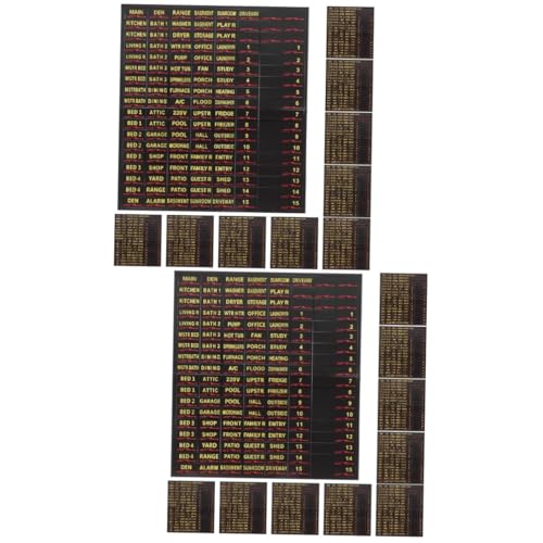 Angoily 20 Blatt Selbstklebende Elektrische Panel Labels für Sicherungskästen Bunte Etiketten zur Einfachen Identifikation und Organisation von Stromkreisen für Elektrische Boxen Angoily 20 Blatt Selbstklebende Elektrische Panel Labels für Sicherungskästen Bunte Etiketten zur Einfachen Identifikation und Organisation von Stromkreisen für Elektrische Boxen von Angoily