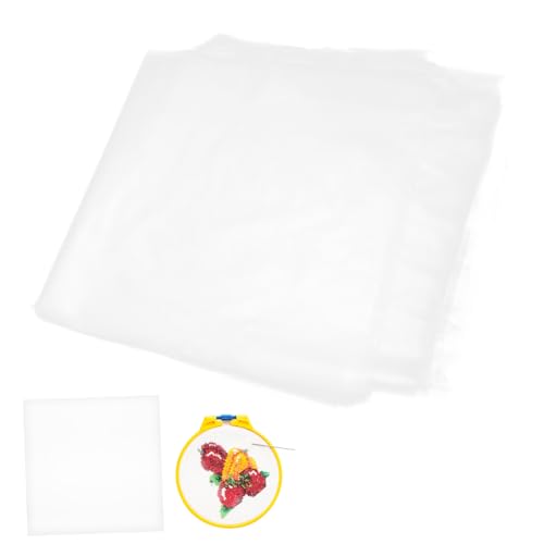 Angoily 20 Blatt Stickerei-transferpapier Schneiderei Waschbar Stich Überweisen Übertragungspapier Verfolgung Waschen Stoff Groß Baumwolle Diy-material Nähen Für Weiß Wasserlöslicher Film von Angoily