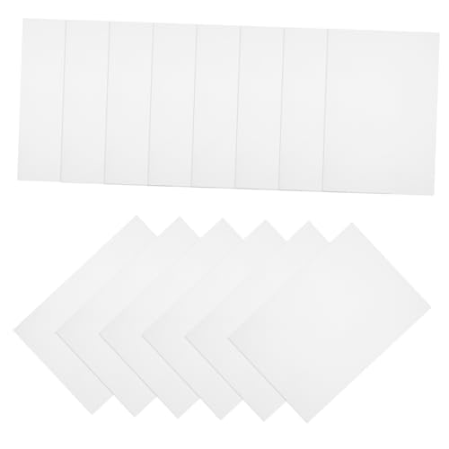 Angoily 20 Blatt wasserfestes Etikettenpapier Aufkleber bedruckbares Papier Brief Kleberaufkleber Name Etikettenpapier Aufkleber mattes Aufkleberpapier für Drucker das Haustier Transparent von Angoily