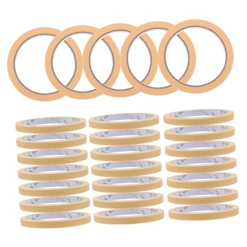 Angoily 20 Rollen Maßgeschneidertes Positionierungsband Beschriftungsband Papier Klebeband Abdeckband Zeichenband farbiges Malerband farbiges Band Kunstband Yellow Angoily 20 Rollen Maßgeschneidertes Positionierungsband Beschriftungsband Papier Klebeband Abdeckband Zeichenband farbiges Malerband farbiges Band Kunstband Yellow von Angoily
