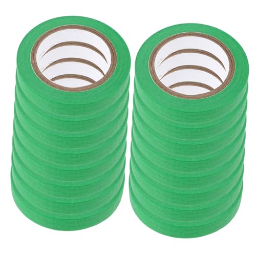 Angoily 20 Rollen Papier Klebeband Bunt Selbstklebendes Markierband für Kleidung Nähen Künstler Klebestreifen Abreißbar Vielseitig Verwendbar für Papier von Angoily