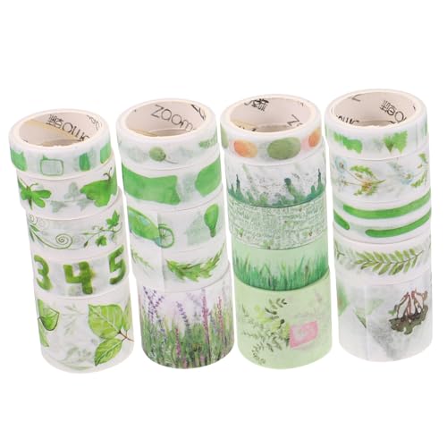 Angoily 20 Rollen Washi Tape Set Dekoratives Klebeband für Scrapbooking Diy Projekte und Geschenkverpackungen Zufällige Designs um Kalender und Notizen Kreativ zu Gestalten Angoily 20 Rollen Washi Tape Set Dekoratives Klebeband für Scrapbooking Diy Projekte und Geschenkverpackungen Zufällige Designs um Kalender und Notizen Kreativ zu Gestalten von Angoily