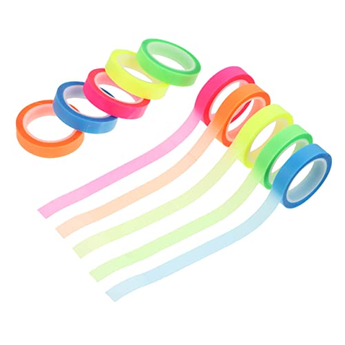Angoily 20 Rollen wasserfester Index-Aufkleber Hervorhebung Regenbogen farbiges klebeband highlighter tape Registerkarten für Buchanmerkungen Registerkarten für Seitenmarkierungen Buchband Angoily 20 Rollen wasserfester Index-Aufkleber Hervorhebung Regenbogen farbiges klebeband highlighter tape Registerkarten für Buchanmerkungen Registerkarten für Seitenmarkierungen Buchband von Angoily