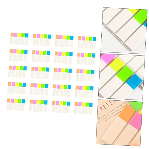 Angoily 20 Sätze Beschreibbare Farbige Sticky Labels Index Tabs für Büro Schule Kleine Klebezettel zum Markieren und Organisieren Praktische Haftnotizen für Planer und Notizbücher Tragbar Angoily 20 Sätze Beschreibbare Farbige Sticky Labels Index Tabs für Büro Schule Kleine Klebezettel zum Markieren und Organisieren Praktische Haftnotizen für Planer und Notizbücher Tragbar von Angoily