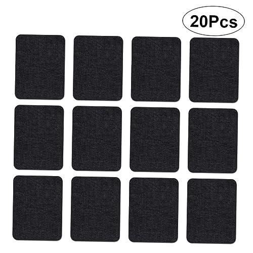 Angoily 20 Stück Aufbügelbare Jeansflicken Schwarze Stoffpatches für Kleidung Taschen Handwerk und Dekoration für Reparaturen und Diy Projekte Angoily 20 Stück Aufbügelbare Jeansflicken Schwarze Stoffpatches für Kleidung Taschen Handwerk und Dekoration für Reparaturen und Diy Projekte von Angoily