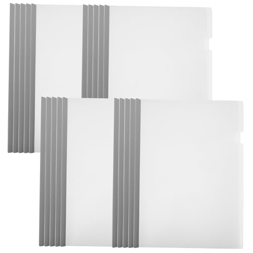 Angoily 20 Stück Bericht deckt Unterlagen Schreibwaren hängende Akten Datei ordner schnell hefter aktentasche papiergeld Dokumentenmappen Zugstangenmappen A4-Papierhalter Plastik Angoily 20 Stück Bericht deckt Unterlagen Schreibwaren hängende Akten Datei ordner schnell hefter aktentasche papiergeld Dokumentenmappen Zugstangenmappen A4-Papierhalter Plastik von Angoily