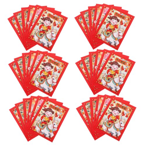 Angoily 20 Stück Chinesische Rote Umschläge Pferde Motiv Jahr Des Pferdes Glücksumschläge für Frühlingsfest Geldgeschenke Hochzeit Geburtstag Angoily 20 Stück Chinesische Rote Umschläge Pferde Motiv Jahr Des Pferdes Glücksumschläge für Frühlingsfest Geldgeschenke Hochzeit Geburtstag von Angoily