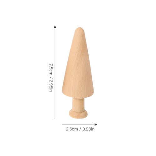 Angoily 20 Stück DIY Holzbaum Dekorationen Unbehandelte Mini Holzfiguren für Graffiti Bastelbedarf für Kreative Projekte und Kinderaktivitäten für Heimdekoration und Angoily 20 Stück DIY Holzbaum Dekorationen Unbehandelte Mini Holzfiguren für Graffiti Bastelbedarf für Kreative Projekte und Kinderaktivitäten für Heimdekoration und von Angoily