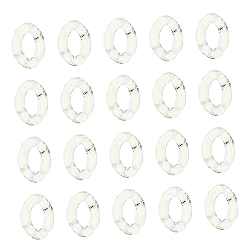 Angoily 20 Stück Diy Armband Verschlüsse Teiliges Acrylfarben Ab Handwerkszubehör für Schmuckherstellung für Ketten Schlüsselanhänger und Designs Angoily 20 Stück Diy Armband Verschlüsse Teiliges Acrylfarben Ab Handwerkszubehör für Schmuckherstellung für Ketten Schlüsselanhänger und Designs von Angoily