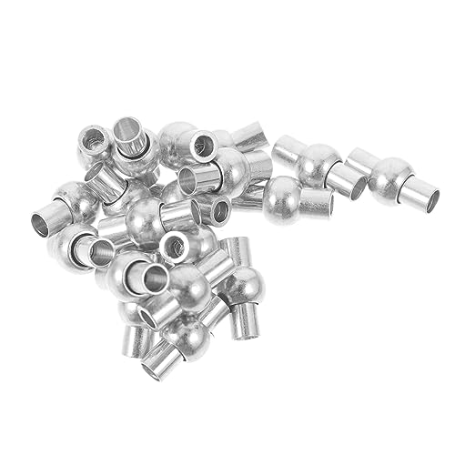 Angoily 20 Stück Diy Magnetverschluss für Schmuckherstellung Magnetische Verschlüsse für Armbänder Robuste Diy Schmuckverschlüsse für Lederbänder und Bastelprojekte von Angoily