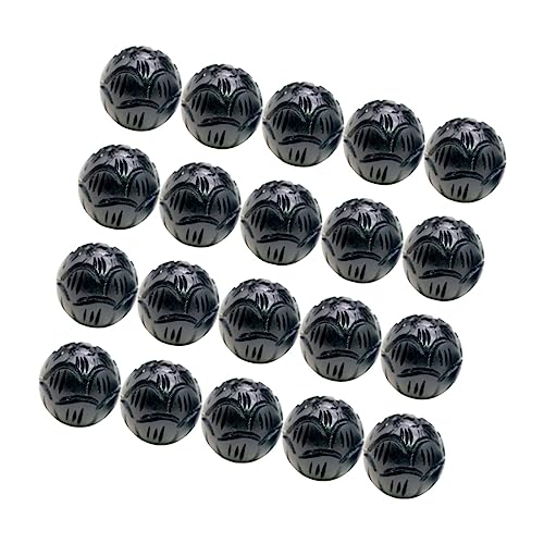 Angoily 20 Stück Ebenholzperlen Armbandperlen Lotus große Perlen kleine Perlen Bastelperlen selber machen geschnitzte Holzperlen Buddha Rosenkranz Zubehör Black Angoily 20 Stück Ebenholzperlen Armbandperlen Lotus große Perlen kleine Perlen Bastelperlen selber machen geschnitzte Holzperlen Buddha Rosenkranz Zubehör Black von Angoily